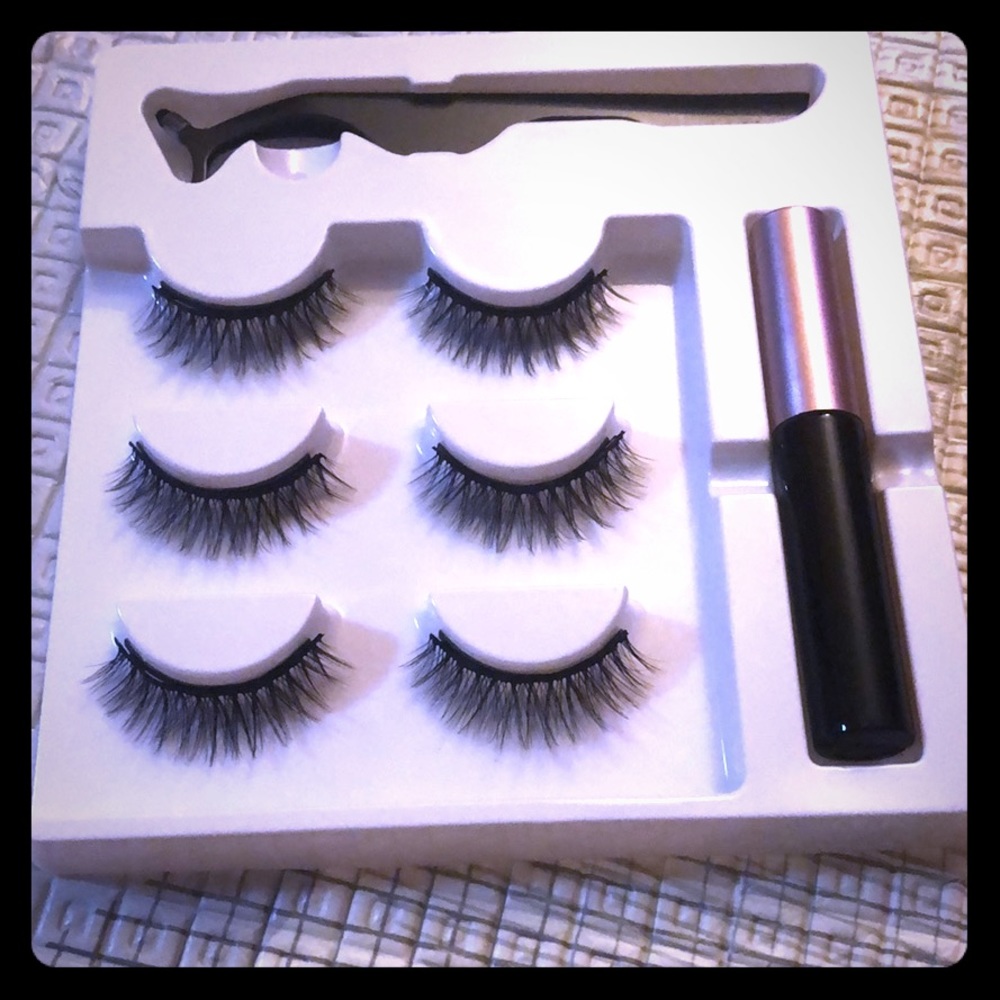 Magnetic eyelash set